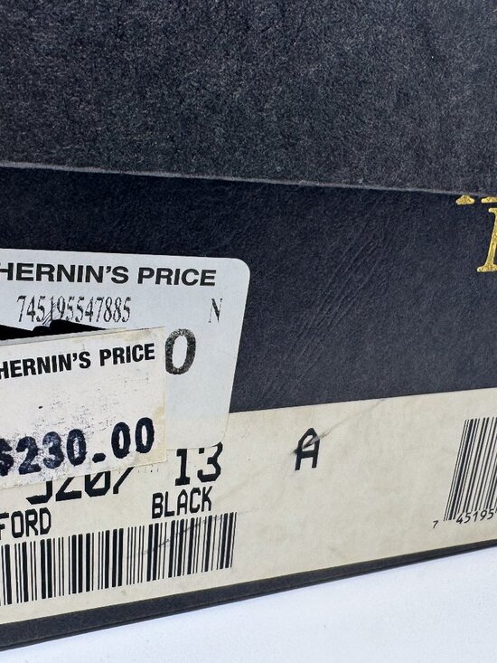 Allen Edmonds Sanford Black Cap Toe Oxfords Size 13A USA Dress Shoes w/ Box main image 12